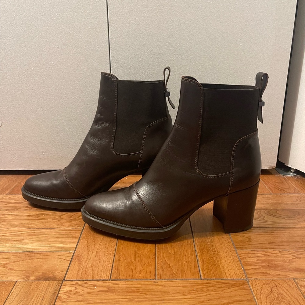 Aquatalia Brown Leather Boots